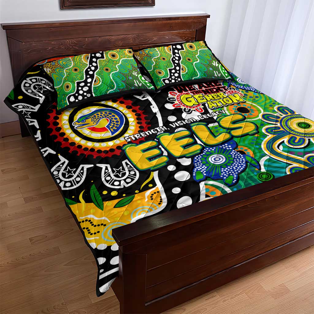 Eels NRL Celebrating 50 Years of Naidoc Quilt Bed Set NAIDOC Week 2025 Aboriginal