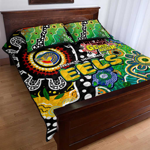 Eels NRL Celebrating 50 Years of Naidoc Quilt Bed Set NAIDOC Week 2025 Aboriginal