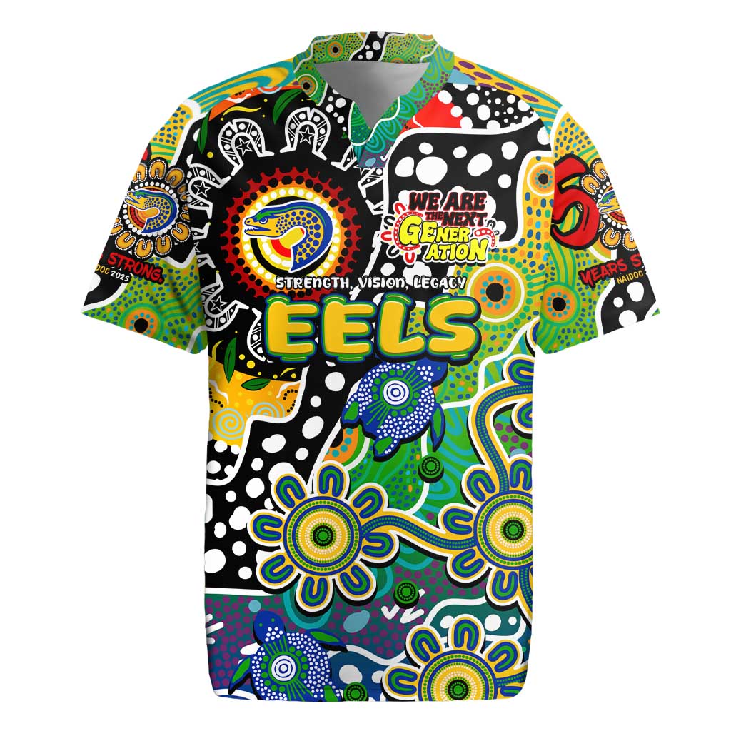 Personalised Eels NRL Celebrating 50 Years of Naidoc Rugby Jersey NAIDOC Week 2025 Aboriginal