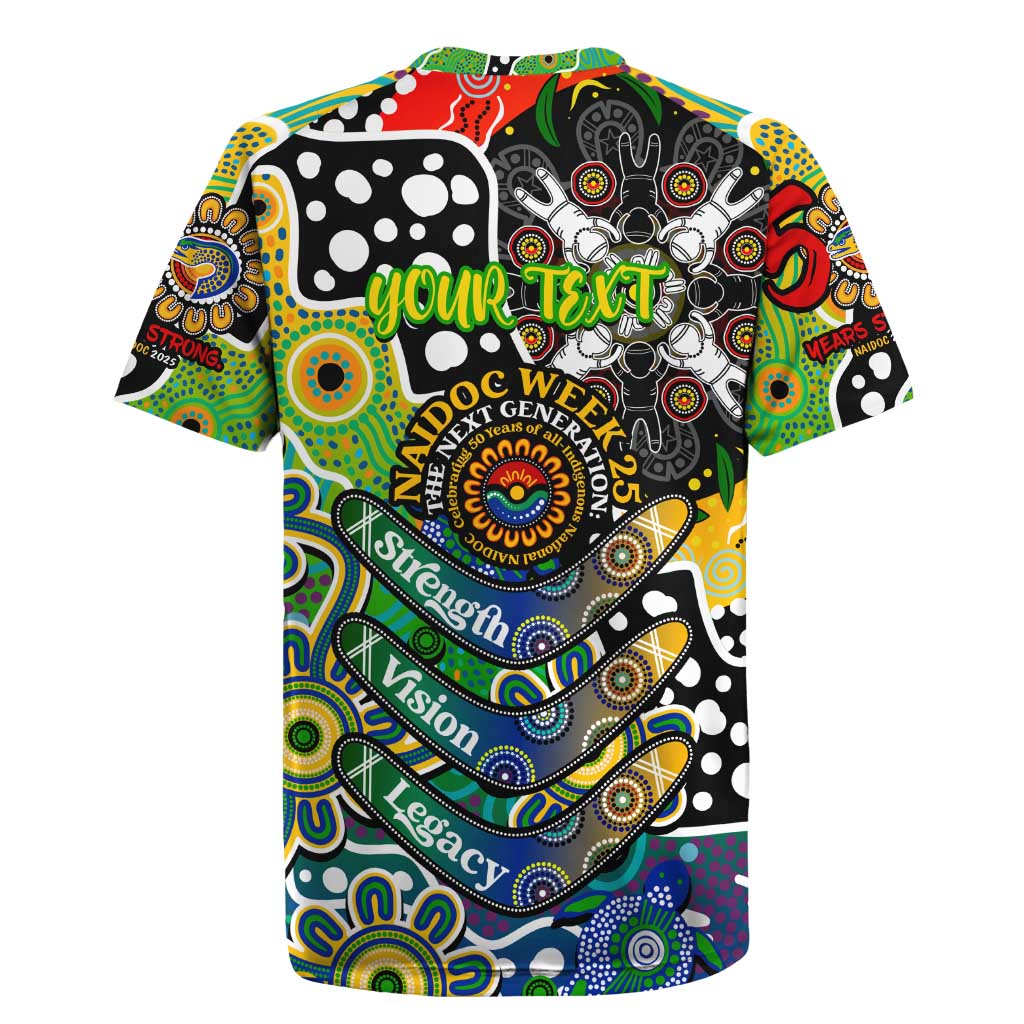Personalised Eels NRL Celebrating 50 Years of Naidoc Rugby Jersey NAIDOC Week 2025 Aboriginal