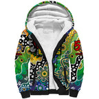 Personalised Eels NRL Celebrating 50 Years of Naidoc Sherpa Hoodie NAIDOC Week 2025 Aboriginal