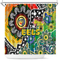 Eels NRL Celebrating 50 Years of Naidoc Shower Curtain NAIDOC Week 2025 Aboriginal