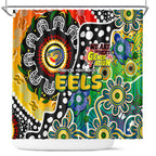 Eels NRL Celebrating 50 Years of Naidoc Shower Curtain NAIDOC Week 2025 Aboriginal