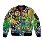 Personalised Eels NRL Celebrating 50 Years of Naidoc Sleeve Zip Bomber Jacket NAIDOC Week 2025 Aboriginal