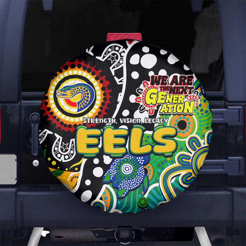 Eels NRL Celebrating 50 Years of Naidoc Spare Tire Cover NAIDOC Week 2025 Aboriginal