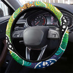 Eels NRL Celebrating 50 Years of Naidoc Steering Wheel Cover NAIDOC Week 2025 Aboriginal