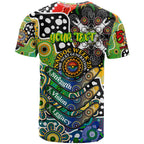 Personalised Eels NRL Celebrating 50 Years of Naidoc T Shirt NAIDOC Week 2025 Aboriginal