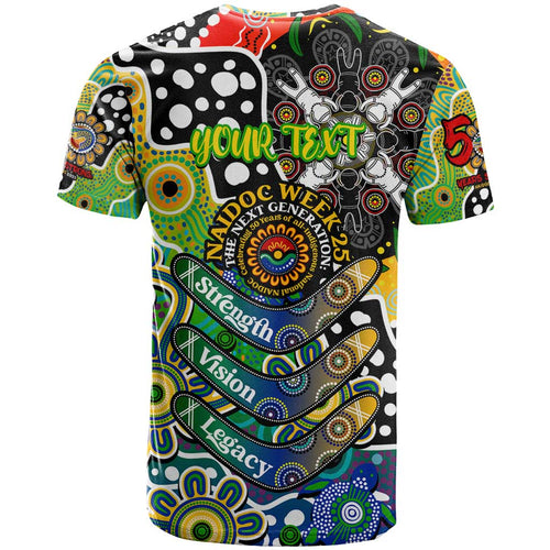 Personalised Eels NRL Celebrating 50 Years of Naidoc T Shirt NAIDOC Week 2025 Aboriginal