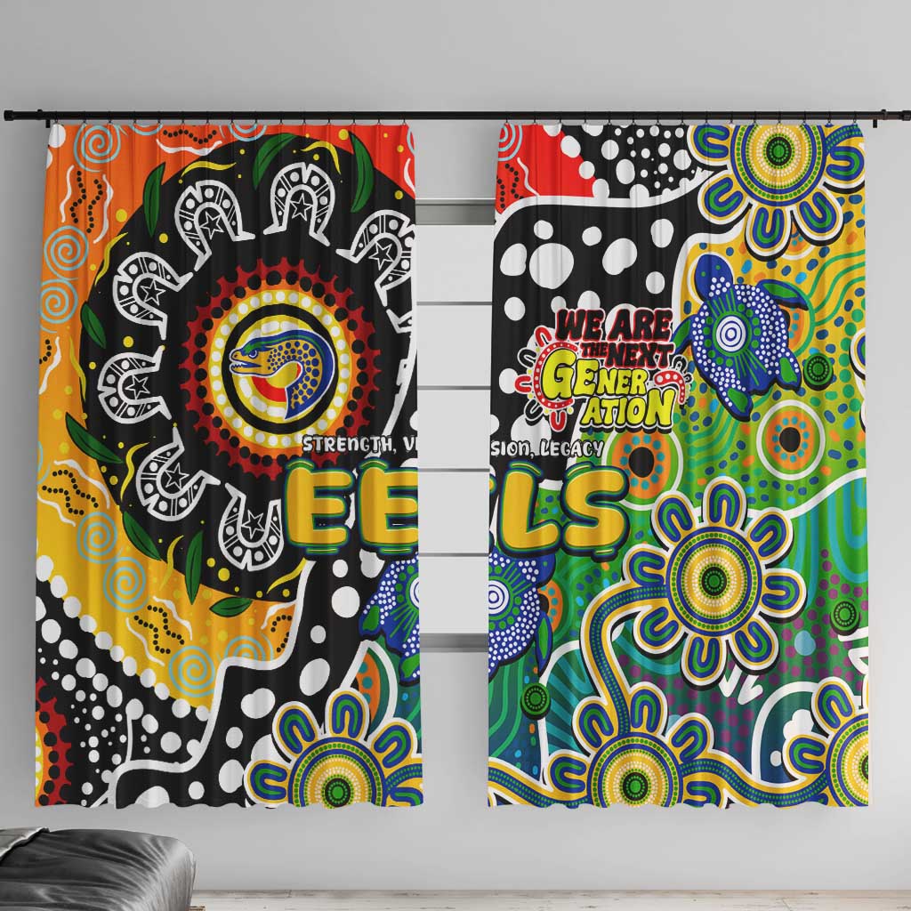 Eels NRL Celebrating 50 Years of Naidoc Window Curtain NAIDOC Week 2025 Aboriginal