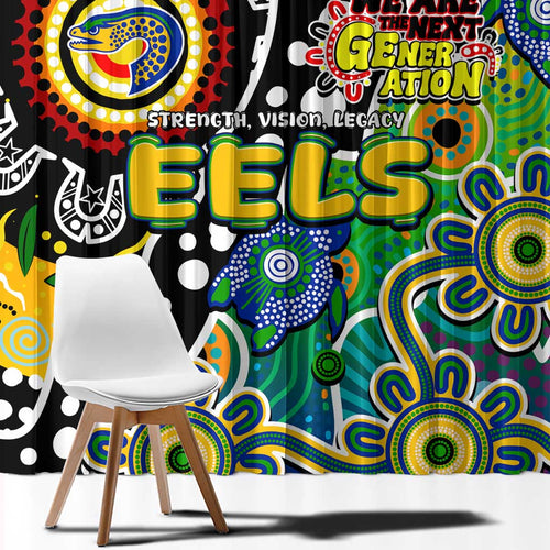Eels NRL Celebrating 50 Years of Naidoc Window Curtain NAIDOC Week 2025 Aboriginal
