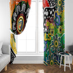 Eels NRL Celebrating 50 Years of Naidoc Window Curtain NAIDOC Week 2025 Aboriginal