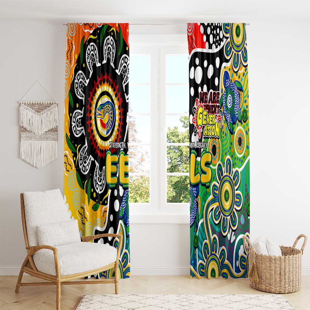 Eels NRL Celebrating 50 Years of Naidoc Window Curtain NAIDOC Week 2025 Aboriginal
