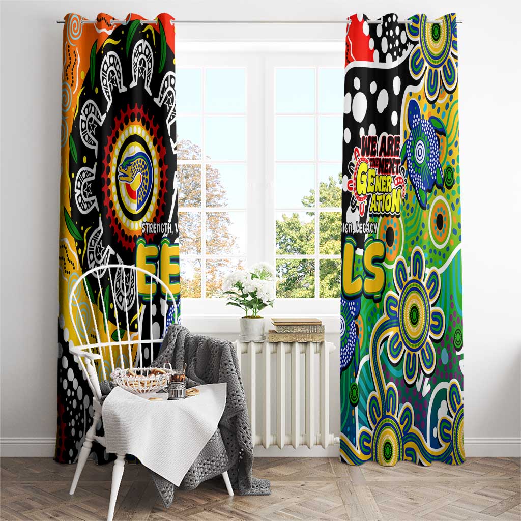 Eels NRL Celebrating 50 Years of Naidoc Window Curtain NAIDOC Week 2025 Aboriginal