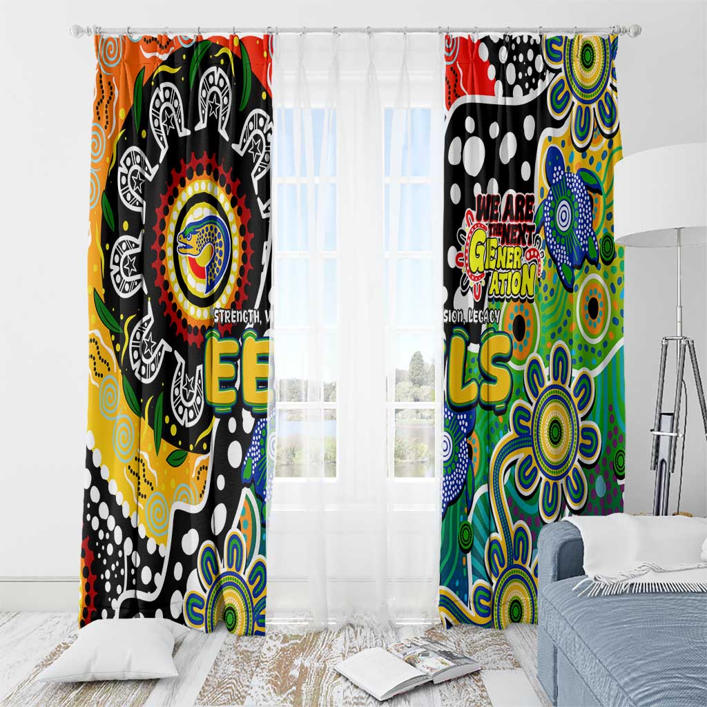 Eels NRL Celebrating 50 Years of Naidoc Window Curtain NAIDOC Week 2025 Aboriginal