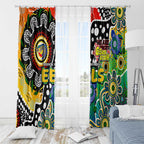Eels NRL Celebrating 50 Years of Naidoc Window Curtain NAIDOC Week 2025 Aboriginal