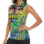 Personalised Eels NRL Celebrating 50 Years of Naidoc Women Sleeveless Polo Shirt NAIDOC Week 2025 Aboriginal