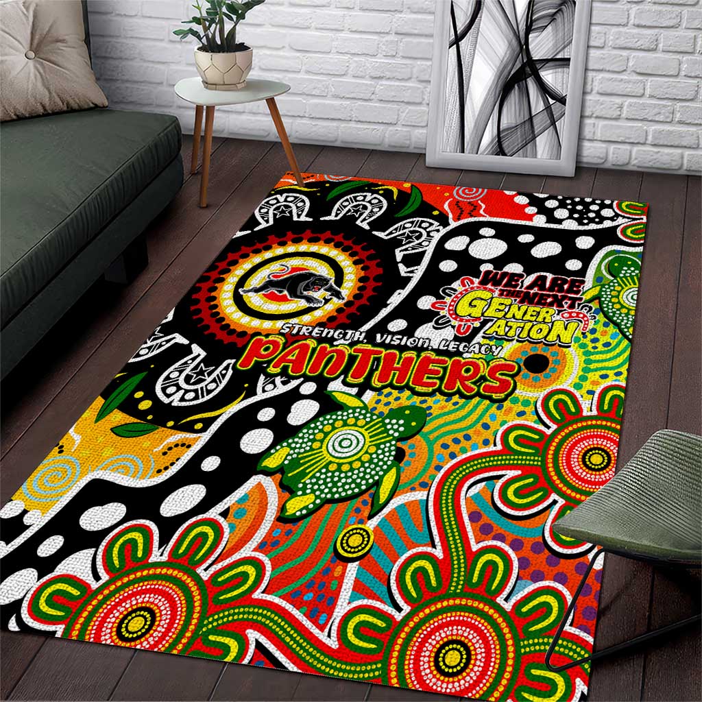 Panthers NRL Celebrating 50 Years of Naidoc Area Rug NAIDOC Week 2025 Aboriginal