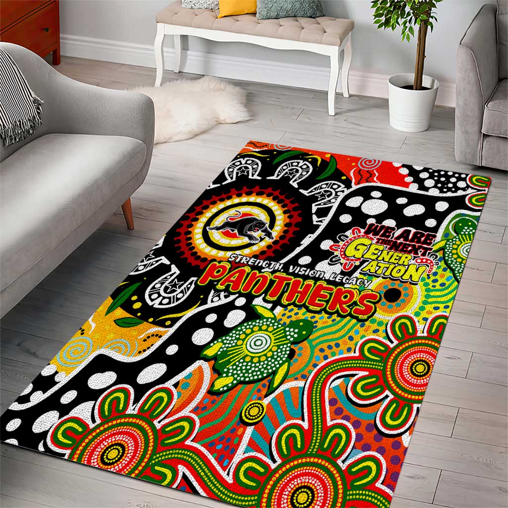 Panthers NRL Celebrating 50 Years of Naidoc Area Rug NAIDOC Week 2025 Aboriginal