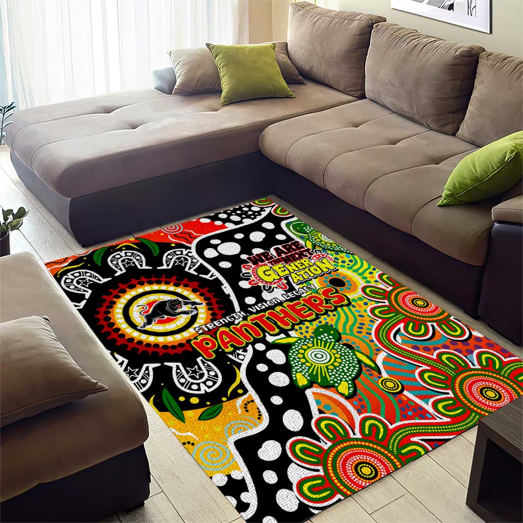 Panthers NRL Celebrating 50 Years of Naidoc Area Rug NAIDOC Week 2025 Aboriginal