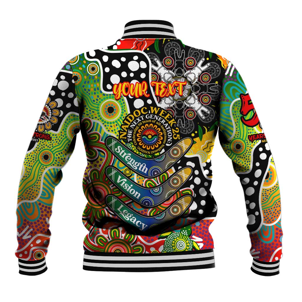 Personalised Panthers NRL Celebrating 50 Years of Naidoc Baseball Jacket NAIDOC Week 2025 Aboriginal