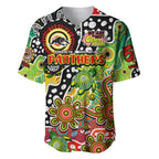 Personalised Panthers NRL Celebrating 50 Years of Naidoc Baseball Jersey NAIDOC Week 2025 Aboriginal