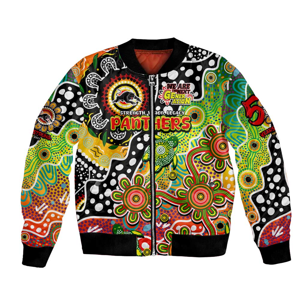 Personalised Panthers NRL Celebrating 50 Years of Naidoc Bomber Jacket NAIDOC Week 2025 Aboriginal