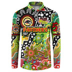 Personalised Panthers NRL Celebrating 50 Years of Naidoc Button Sweatshirt NAIDOC Week 2025 Aboriginal