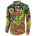 Personalised Panthers NRL Celebrating 50 Years of Naidoc Button Sweatshirt NAIDOC Week 2025 Aboriginal