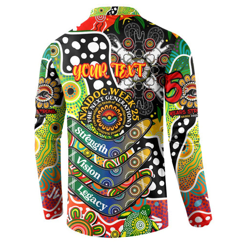 Personalised Panthers NRL Celebrating 50 Years of Naidoc Button Sweatshirt NAIDOC Week 2025 Aboriginal