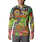 Personalised Panthers NRL Celebrating 50 Years of Naidoc Button Sweatshirt NAIDOC Week 2025 Aboriginal
