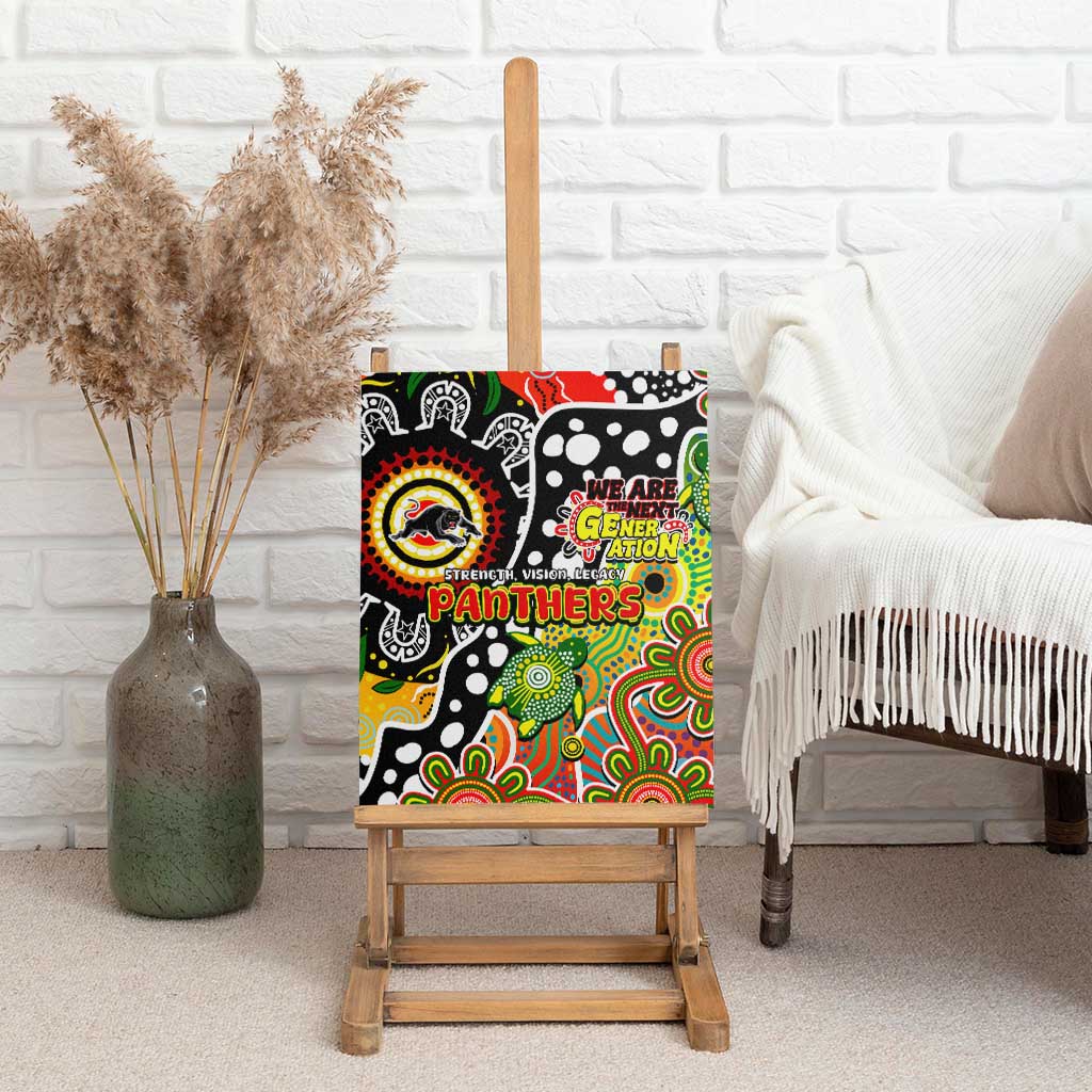 Panthers NRL Celebrating 50 Years of Naidoc Canvas Wall Art NAIDOC Week 2025 Aboriginal