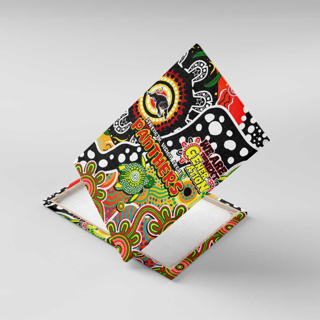 Panthers NRL Celebrating 50 Years of Naidoc Canvas Wall Art NAIDOC Week 2025 Aboriginal