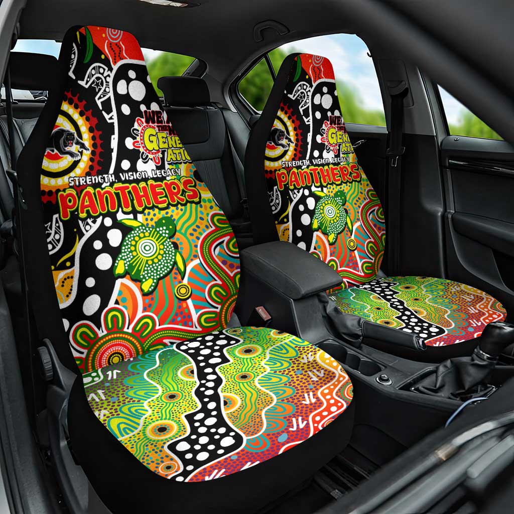 Panthers NRL Celebrating 50 Years of Naidoc Car Seat Cover NAIDOC Week 2025 Aboriginal