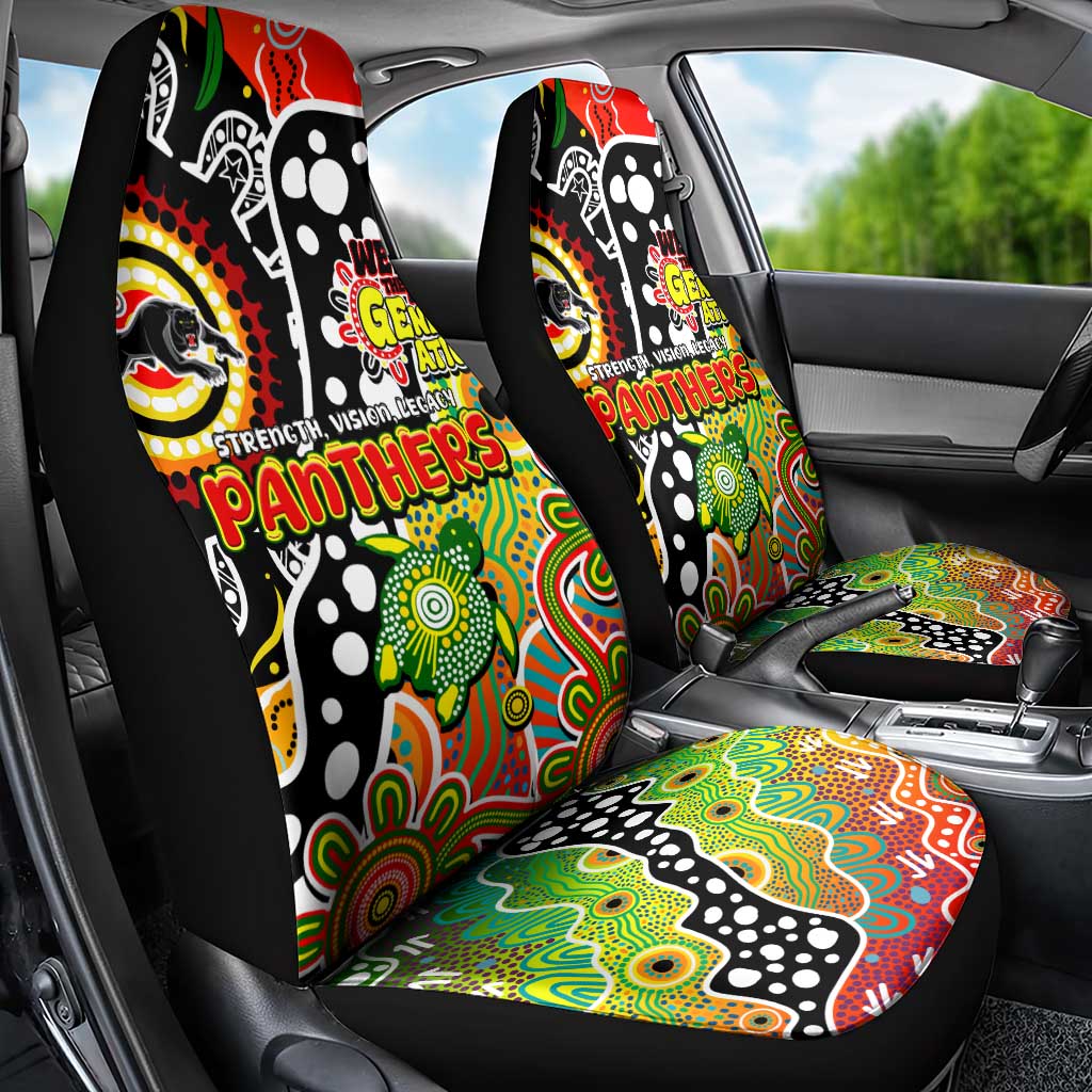 Panthers NRL Celebrating 50 Years of Naidoc Car Seat Cover NAIDOC Week 2025 Aboriginal