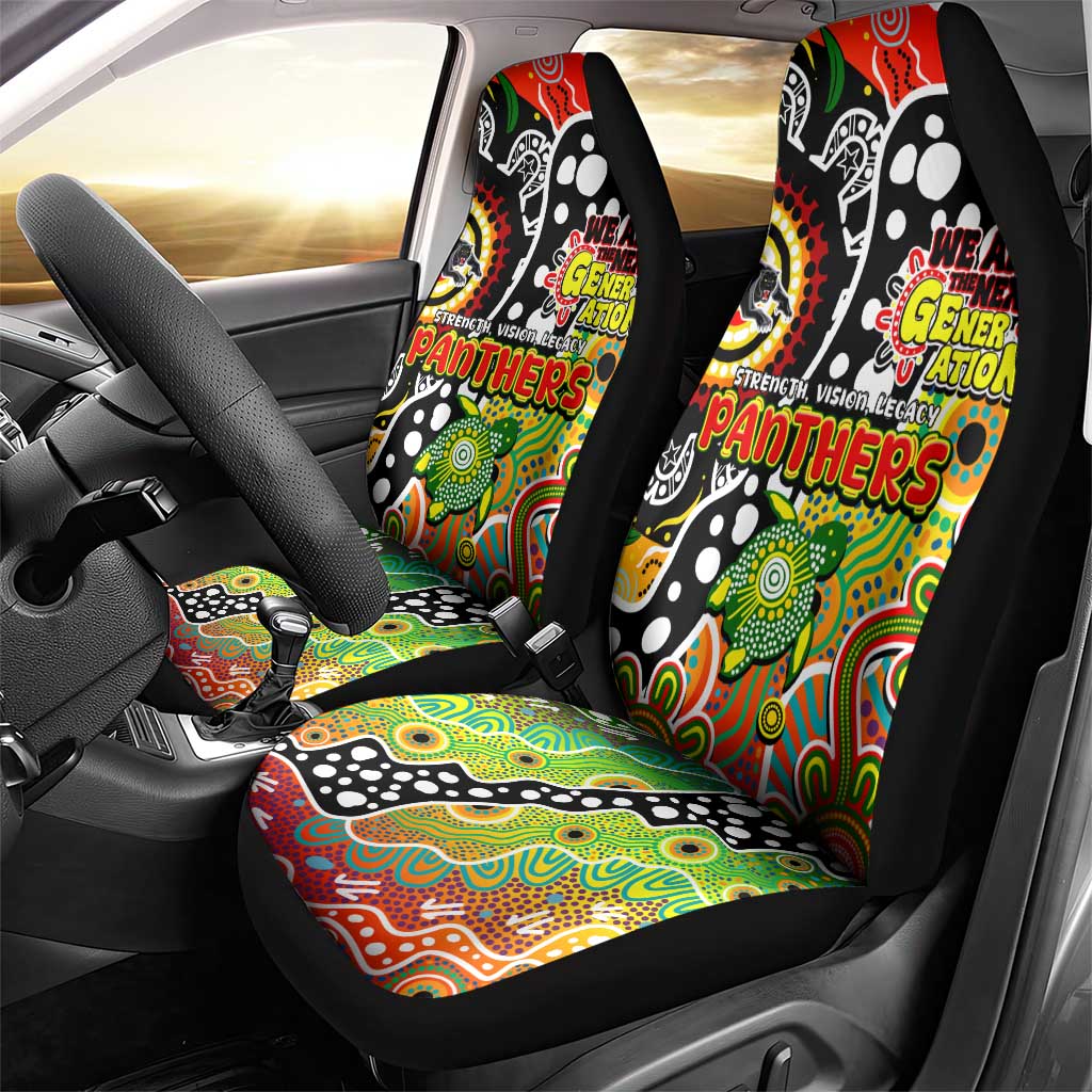 Panthers NRL Celebrating 50 Years of Naidoc Car Seat Cover NAIDOC Week 2025 Aboriginal