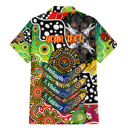 Personalised Panthers NRL Celebrating 50 Years of Naidoc Family Matching Mermaid Dress and Hawaiian Shirt NAIDOC Week 2025 Aboriginal