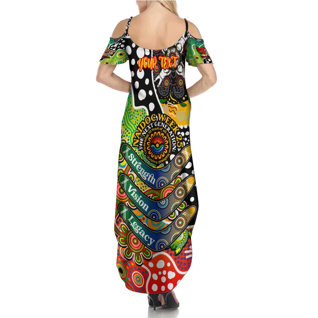 Personalised Panthers NRL Celebrating 50 Years of Naidoc Family Matching Summer Maxi Dress and Hawaiian Shirt NAIDOC Week 2025 Aboriginal
