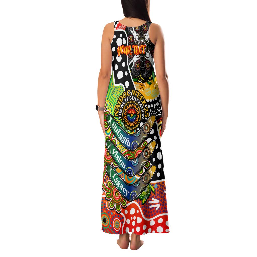 Personalised Panthers NRL Celebrating 50 Years of Naidoc Family Matching Tank Maxi Dress and Hawaiian Shirt NAIDOC Week 2025 Aboriginal