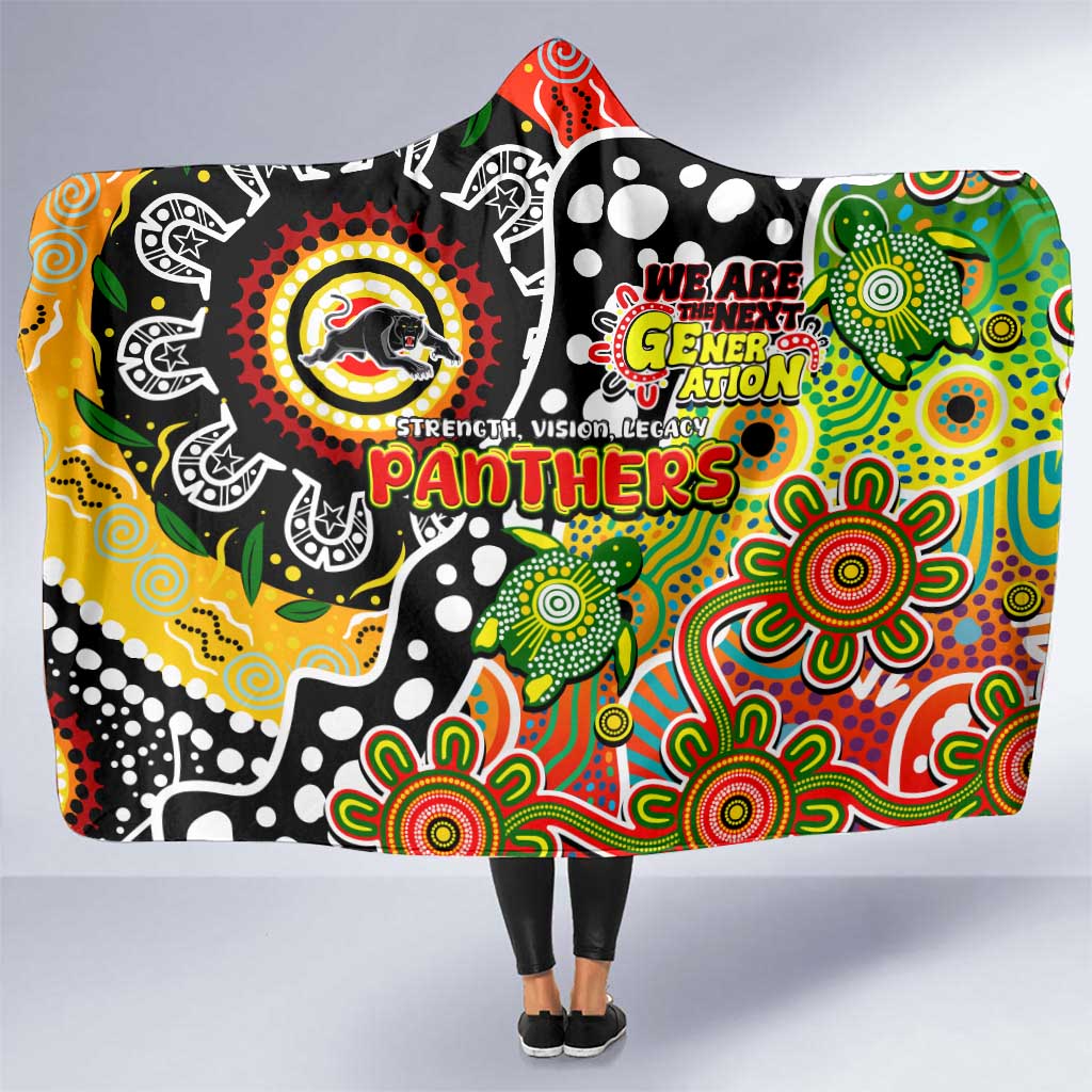 Panthers NRL Celebrating 50 Years of Naidoc Hooded Blanket NAIDOC Week 2025 Aboriginal