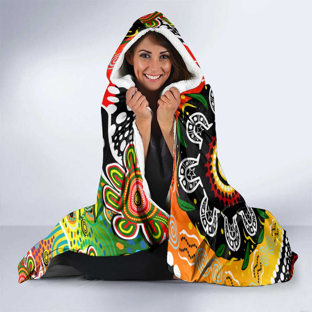 Panthers NRL Celebrating 50 Years of Naidoc Hooded Blanket NAIDOC Week 2025 Aboriginal