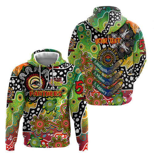 Personalised Panthers NRL Celebrating 50 Years of Naidoc Hoodie NAIDOC Week 2025 Aboriginal