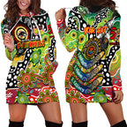Personalised Panthers NRL Celebrating 50 Years of Naidoc Hoodie Dress NAIDOC Week 2025 Aboriginal
