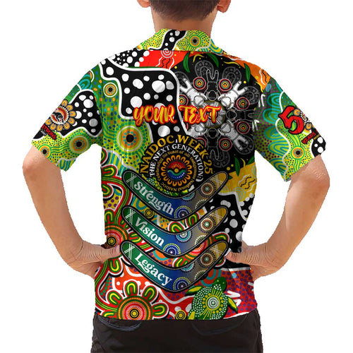 Personalised Panthers NRL Celebrating 50 Years of Naidoc Kid Hawaiian Shirt NAIDOC Week 2025 Aboriginal