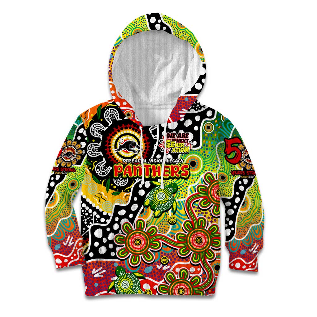 Personalised Panthers NRL Celebrating 50 Years of Naidoc Kid Hoodie NAIDOC Week 2025 Aboriginal