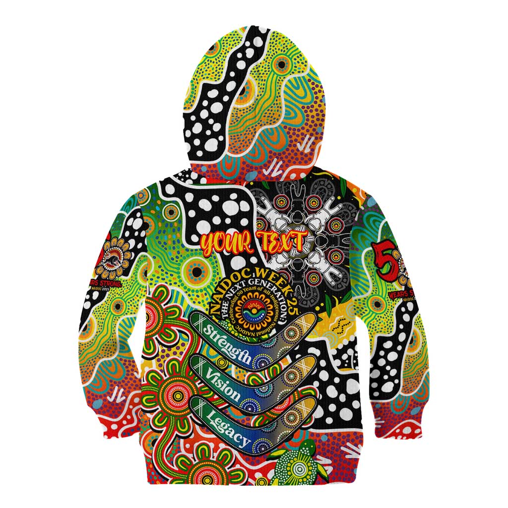 Personalised Panthers NRL Celebrating 50 Years of Naidoc Kid Hoodie NAIDOC Week 2025 Aboriginal