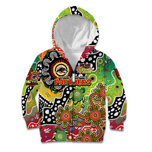 Personalised Panthers NRL Celebrating 50 Years of Naidoc Kid Hoodie NAIDOC Week 2025 Aboriginal
