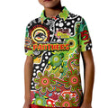 Personalised Panthers NRL Celebrating 50 Years of Naidoc Kid Polo Shirt NAIDOC Week 2025 Aboriginal