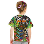 Personalised Panthers NRL Celebrating 50 Years of Naidoc Kid T Shirt NAIDOC Week 2025 Aboriginal