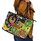 Panthers NRL Celebrating 50 Years of Naidoc Leather Tote Bag NAIDOC Week 2025 Aboriginal