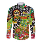 Personalised Panthers NRL Celebrating 50 Years of Naidoc Long Sleeve Button Shirt NAIDOC Week 2025 Aboriginal